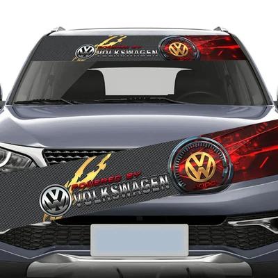 New Car Front Rear Window Windshield Decal Sticker For Volkswagen Golf Bora Jetta Beetle Scirocco POLO Sharan Sagitar Passa