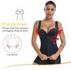 Sleeveless Women's Postpartum Panties Zipper Waist Cinching Corset Waist Trainer Shapewear  Travel