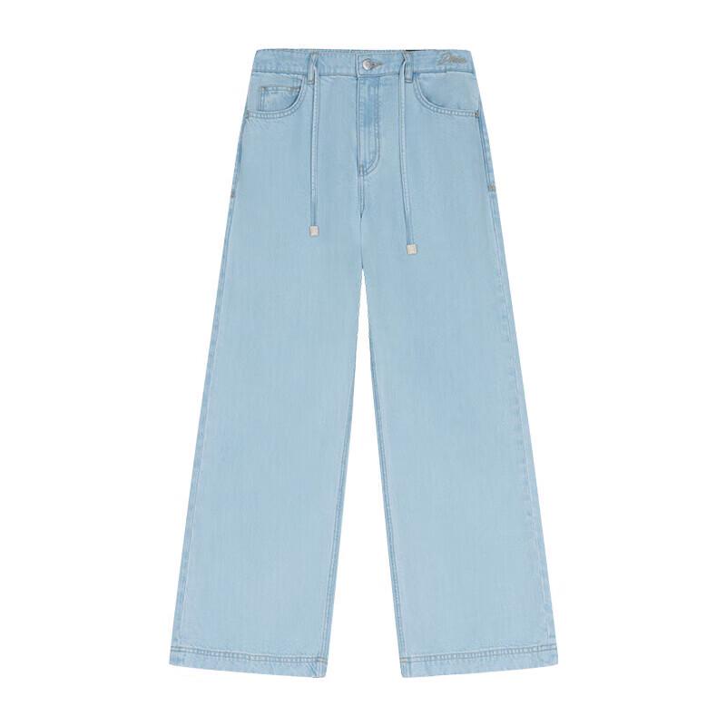 HAZZYS Women's PHIZ Straight-Leg Wide-Leg Jeans