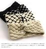 VINGTAINE Knit Cross Turban Wide Hair Headband, Monochrome, Casual, Fall/Winter, Mature, Accessory, HB-88-WHMIX