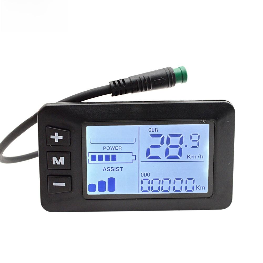 Electric Bike Speedometer LCD Display Speedometer Waterproof Speedometer