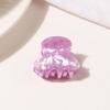 Small Hair Claw Jelly Color Hair Styling Clip Mini Size Updo Shark Hair Claw Versatile Hair Accessory