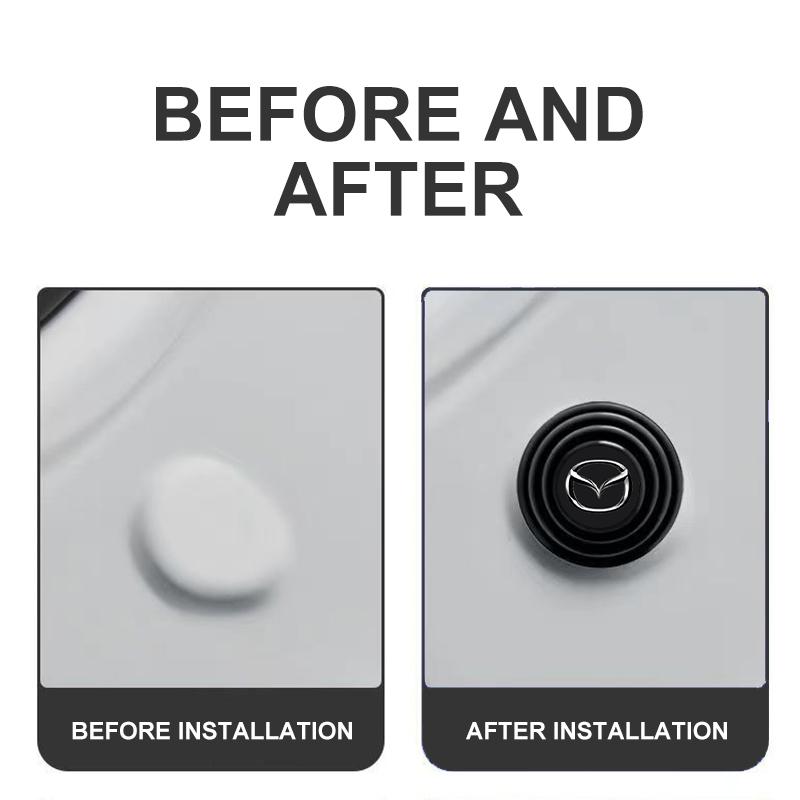 Car Door Anti-Collision Silicone Pads Shock Absorber Gasket Suitable For Mazda 3 5 6 323 626 CX-3 CX-4 CX-5 CX-7 CX-9 Axela 6 RX8 7 MX3