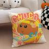 PPui Pui Molcar Cushion Cover Throw Pillow Cover Hidden Button Durable Polyester Chair Cushion