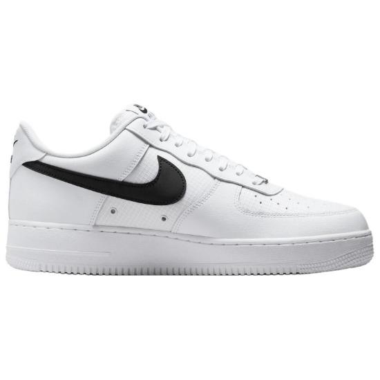 Nike Air Force 1 Tech Comfortable Fit Low Top Sneakers Unisex Sneakers White Black IR0952-100