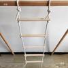 Children's Indoor Wooden Rope Climbing Ladder - Natural Wood Color