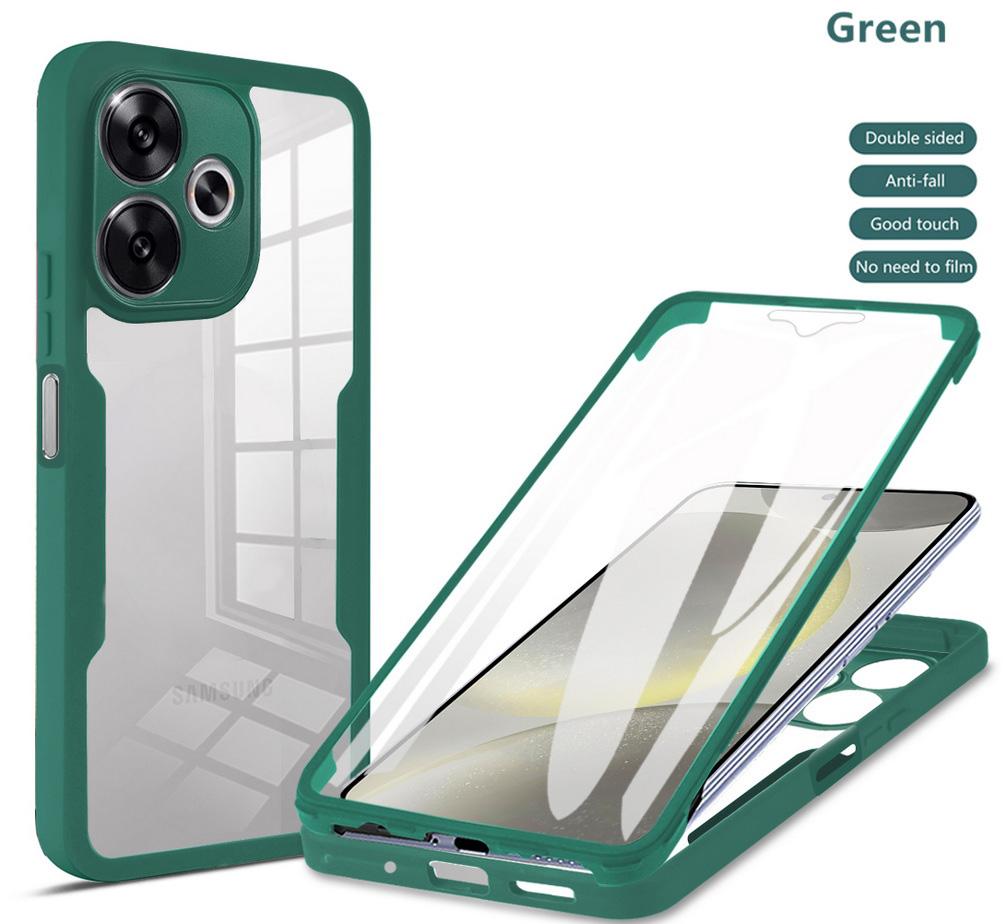 Fully Coverage case For POCO M6 4G F6 Pro X6 Pro M6 Pro F5 Pro X5 X4 GT X4 Pro M4 Pro F3 X3 Pro C65 double protect shield cover