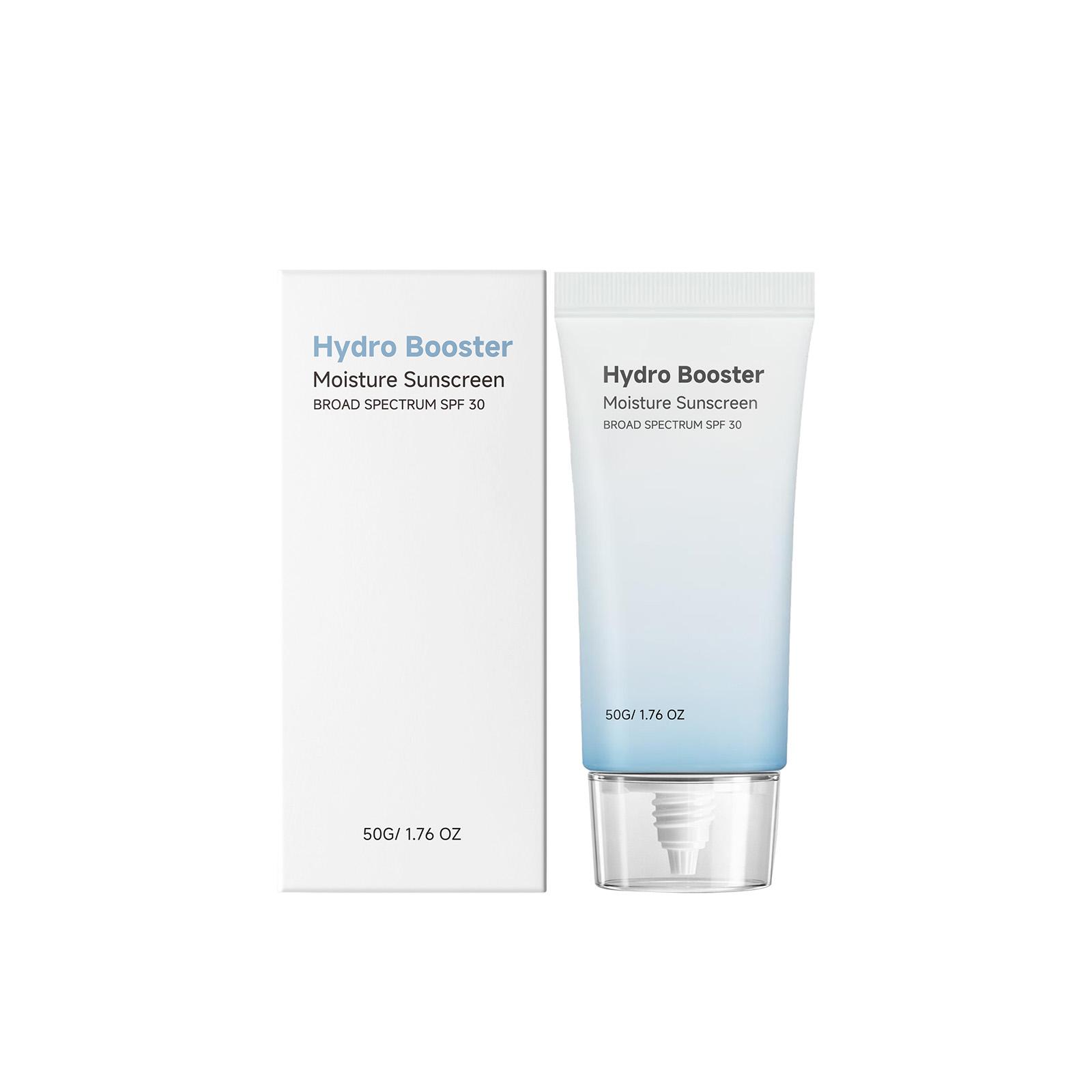 

Hydrating Moisturizing Protective Cream, Lightweight & Gentle Sun Protection for Summer Outdoor, Refreshing Non-Greasy Texture 50g