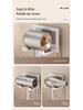 Wall-Mounted Punch-Free Hair Dryer Holder Rack