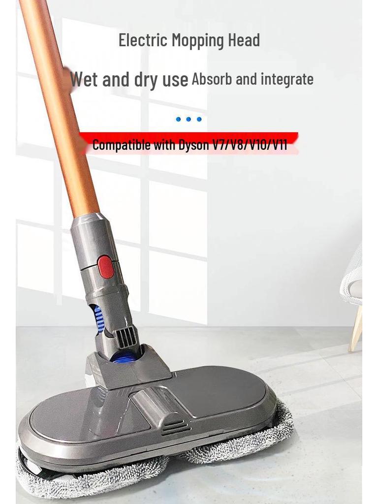 Compatible Electric Mop Head for Dyson V7-V15 Wet & Dry Vacuum Cleaners