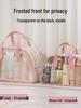 Ladder-Style Waterproof Makeup & Toiletry Bag, Large Capacity, Wet/Dry Separation, Portable for Travel & Swimming.