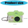 Horse Year Mini Camera Keychain Cartoon Design Lightweight Plastic Key Ring Ornament For Bag Decoration Gift