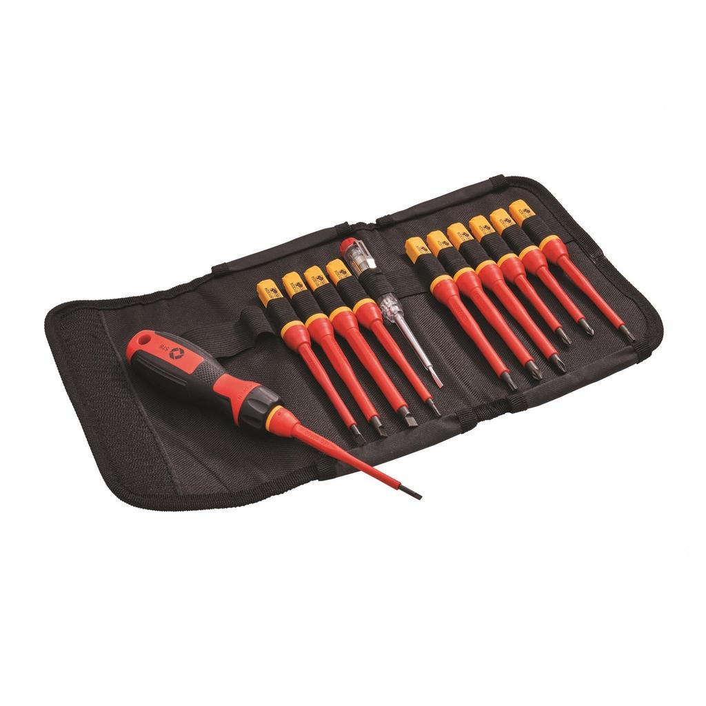 Faithfull Quick Change Vde Screwdriver Set, 13 Piece