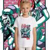One Piece Yamato Anime Print Cotton T Shirt for Boys Girls Casual Summer Top Soft Breathable Kids Clothing
