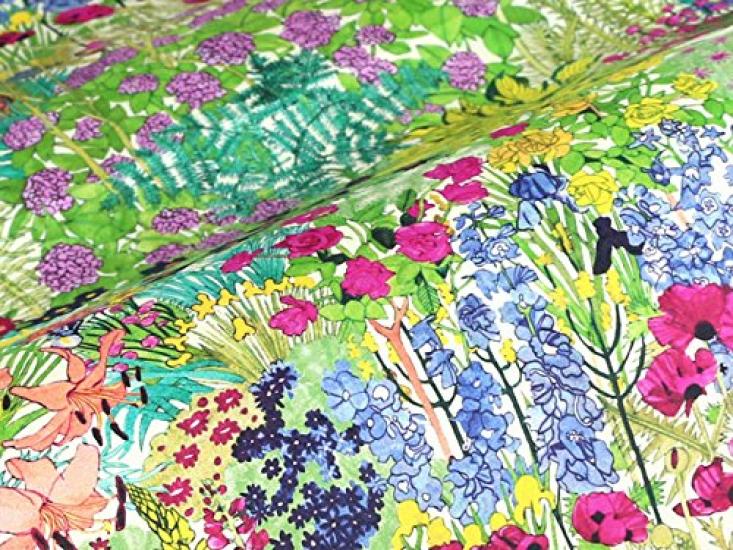 FLORET LONDON Cushion Cover 45x45cm Garden Green [LIBERTY PRINT] Alice's