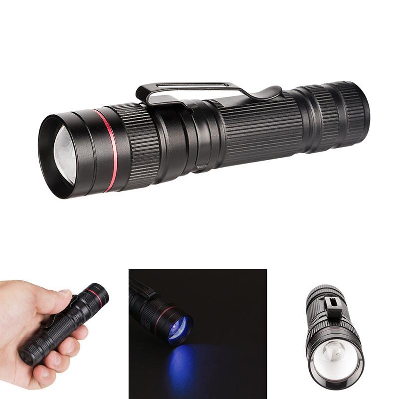 Compact Extendable Focus Adjustable Led Uv Light For Makeup Baby Gear Fluorescent Check Mini Uv Flashlight