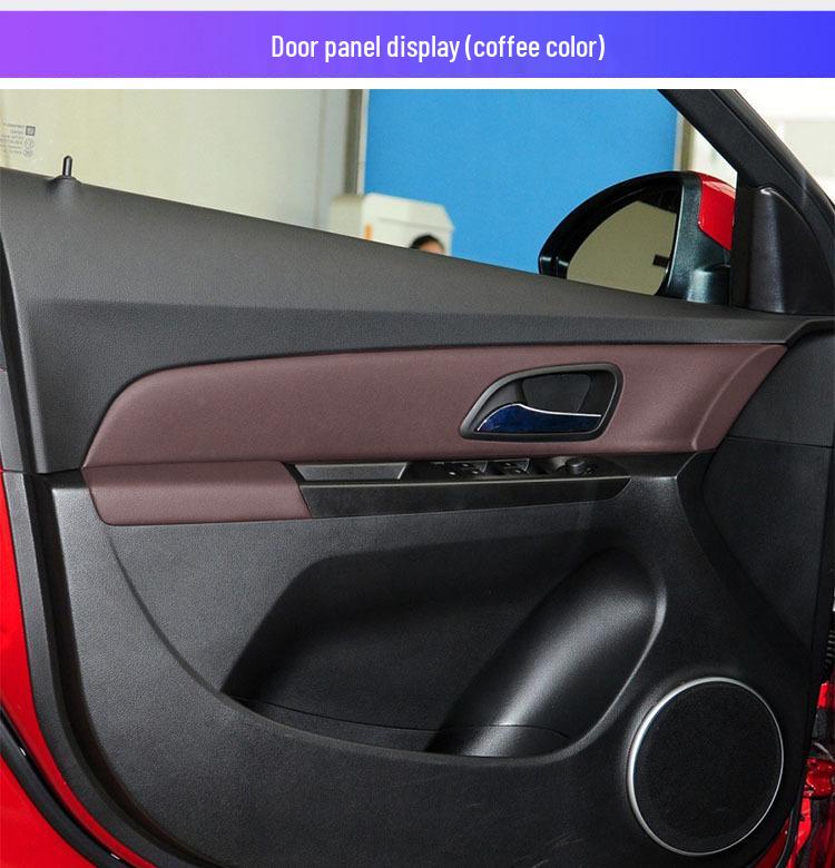 Chevrolet Cruze Panele Drzwiowe, Konsola Środkowa, Deska Rozdzielcza i Podłokietnik Obszyte Skórą Ulepszenie Wnętrza