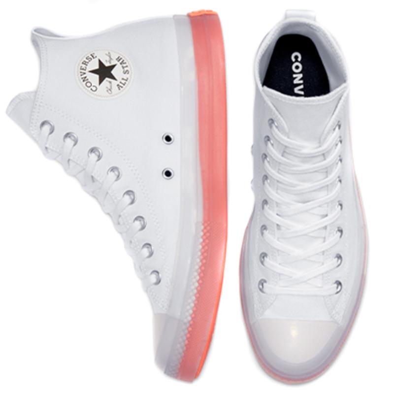 Converse Chuck Taylor All Star CX Jelly Sole Simple and Comfortable High Top Canvas Unisex White Orange