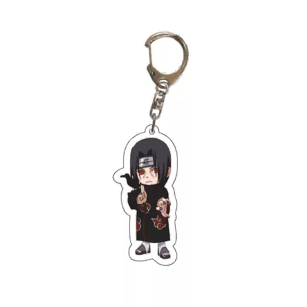Llavero acrílico de Anime Naruto, accesorio, llavero de dibujos animados de Uzumaki Naruto