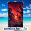 Beach Towel Custom Name Text, Quick Dry Large Towel For Beach HomeA Nightmare On Elm Street Freddy Krueger