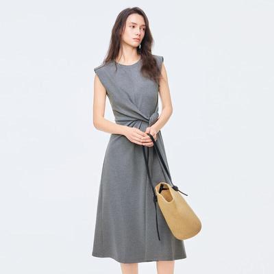 Women's Sleeveless Knitted Midi Dress