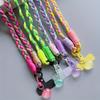 Șnur universal pentru telefon mobil creativ Curea de umăr țesută colorată frânghie durabilă anti-pierdere frânghie pentru agățat telefon mobil Accesorii decorative pentru telefon