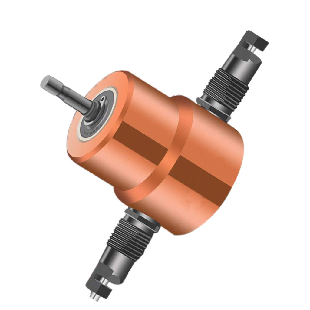 Double Tip Sheet Metal Cutting Nibbler Metal Saw Cutter 360 Degree Adjustable Drill Attachment with Punch Cutting Tools