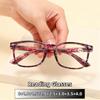 Casual Fashionable Printed Reading Glasses Ultra-light Spring Legs Comfortable and Sturdy Anti-blue Light Glasses 0 To +4.0