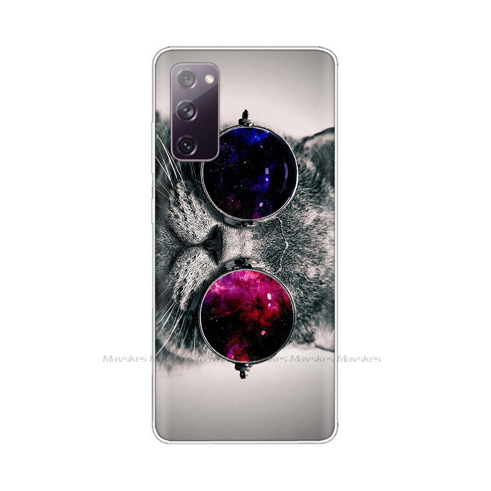 For Samsung S20 FE 4G 5G Case Soft TPU Silicone Phone Case For Samsung Galaxy S20 Fan Edition S20 Lite FE S20FE Back Cover Funda
