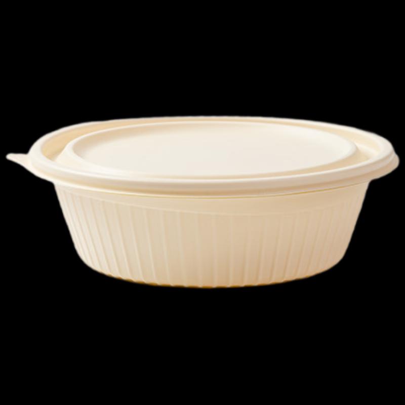 Herr. Einweg-Lebensmittelbehälter aus abbaubarer Maisstärke