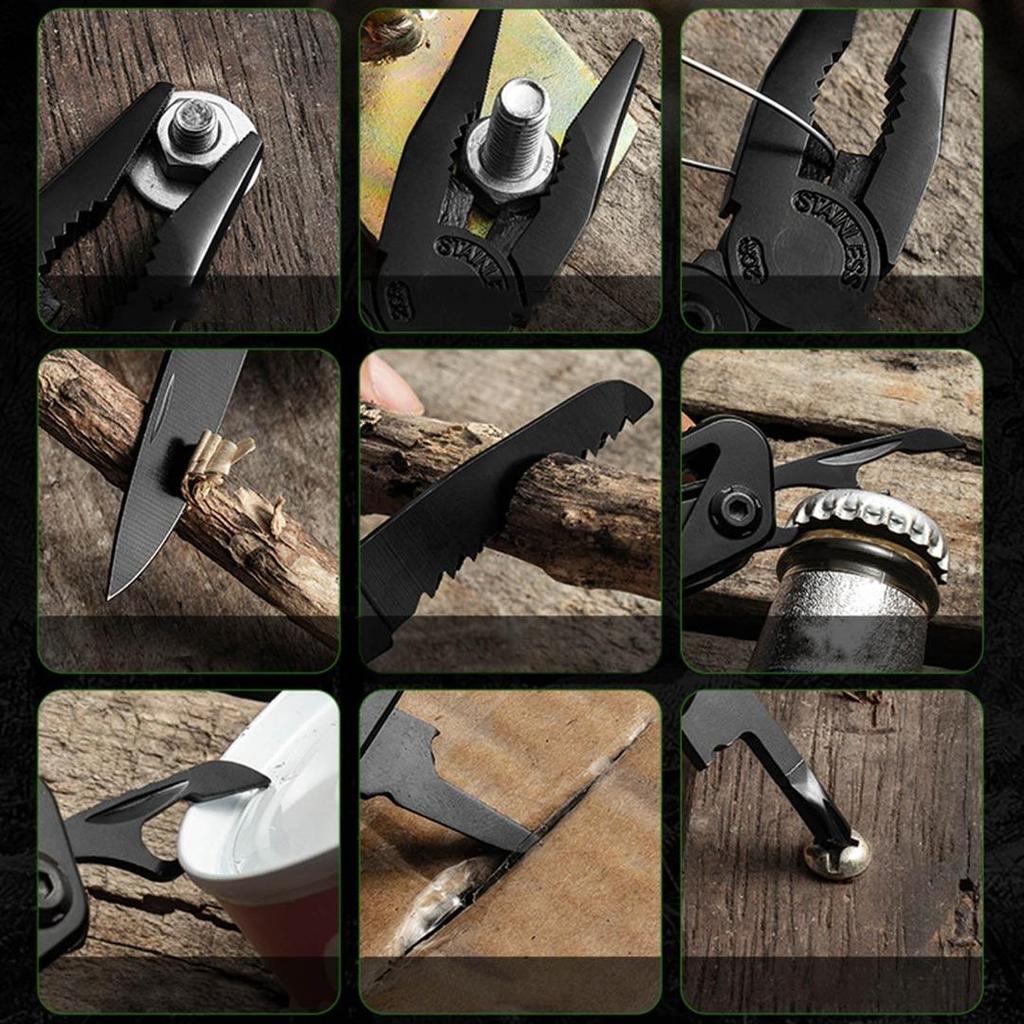 Aidier Multitool pince pliante poche Camping survie en plein air tournevis chasse