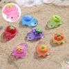 10pcs Landscaping Resin Crafts Glowing Turtle Garden Fish Tank Miniatures Ornaments Mini Luminous Fruit Turtle Home Decoration