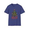 Unisex Softstyle T-Shirt Mens Womens Tees Top Funny Christmas Tree Tangled Lights Holiday Cartoon