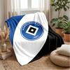 Hamburger SV Football Print Flannel Blanket, Soft Warm Lightweight Throw Blanket for Sofa Bed Camping