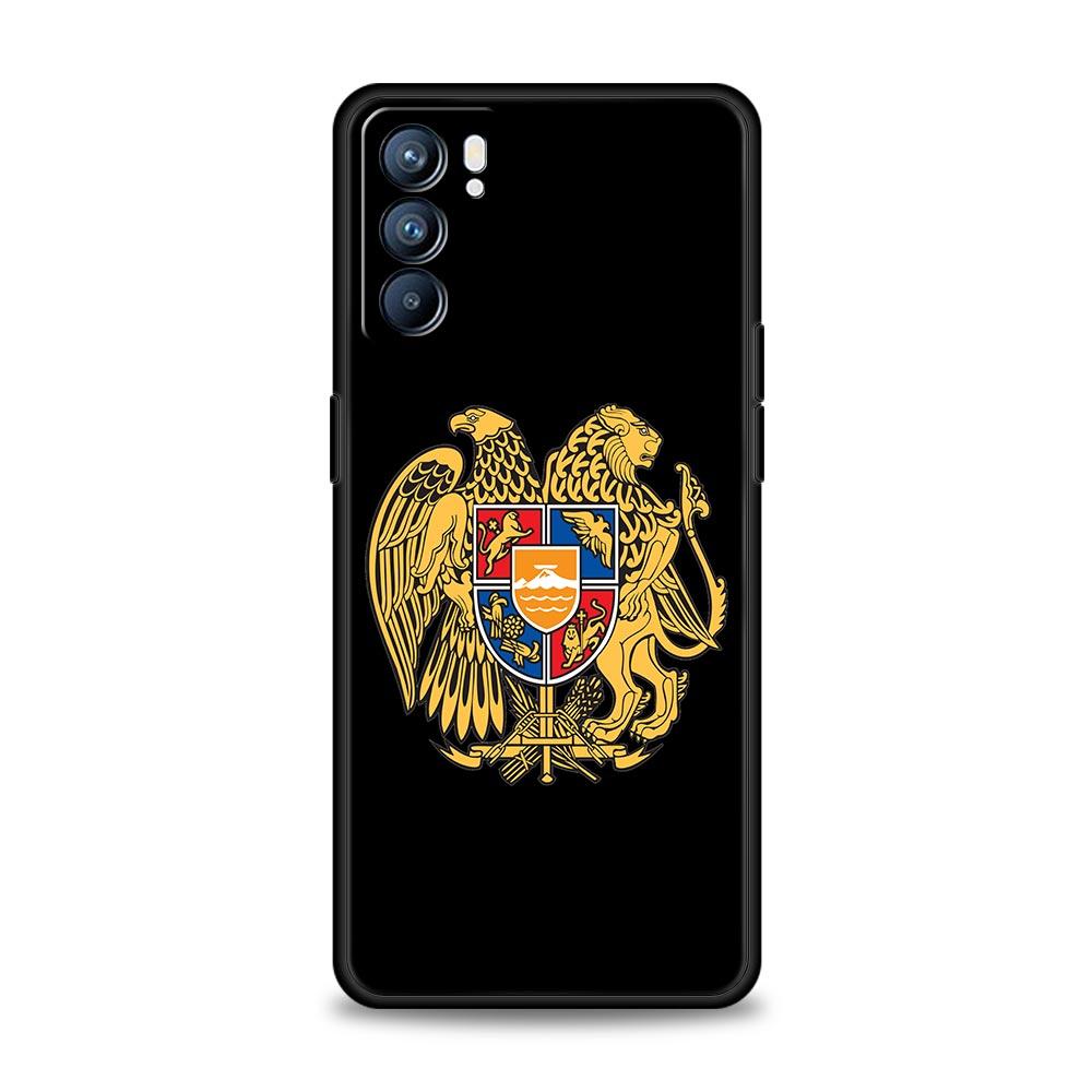 Armenia Armenian Flag Case For Oppo Find X6 Pro X5 A54 A53 A52 A9 2020 A15 A95 A17 A16 A76 A74 A57 Reno7 Reno6 Pro Plus 5G Cover