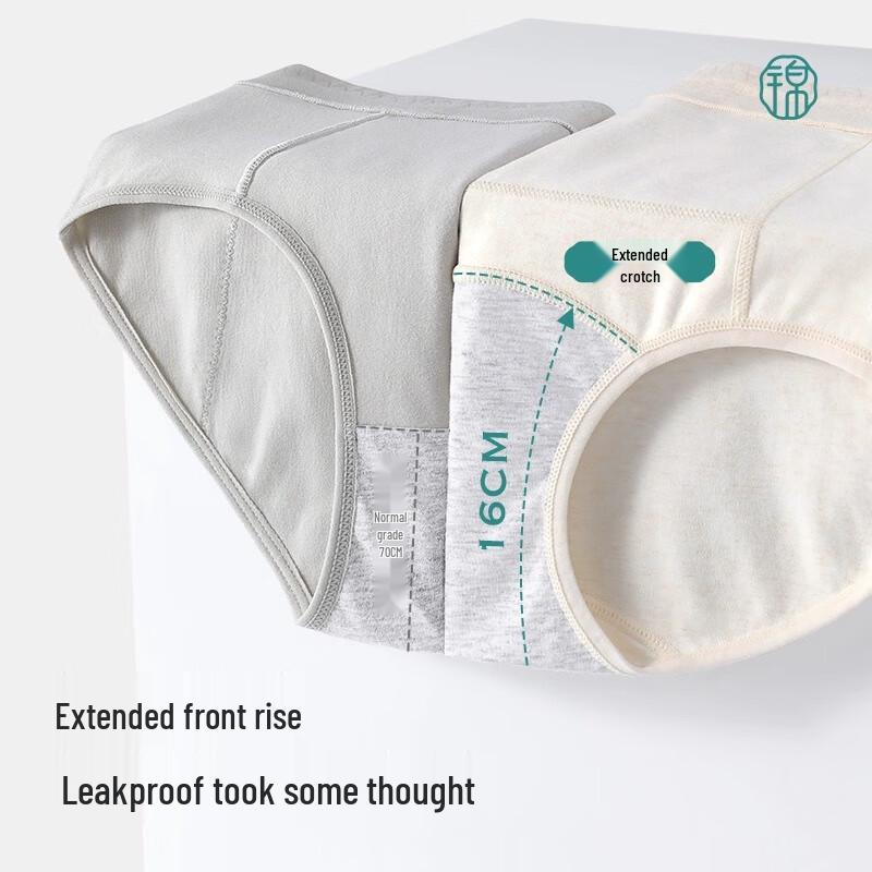 Jindu Women's Leak-Proof Menstrual Period Underwear with Warm Pocket