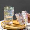10.3oz/13oz Cold Drink Cup Fashionable Colorful Glass Cup Creative Wine Glass Bubble Water Mug High End Juice Milk Beverage Mugs