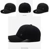 Simple Solid Color Middle Aged Warm Windproof Baseball Cap For Daily Wear