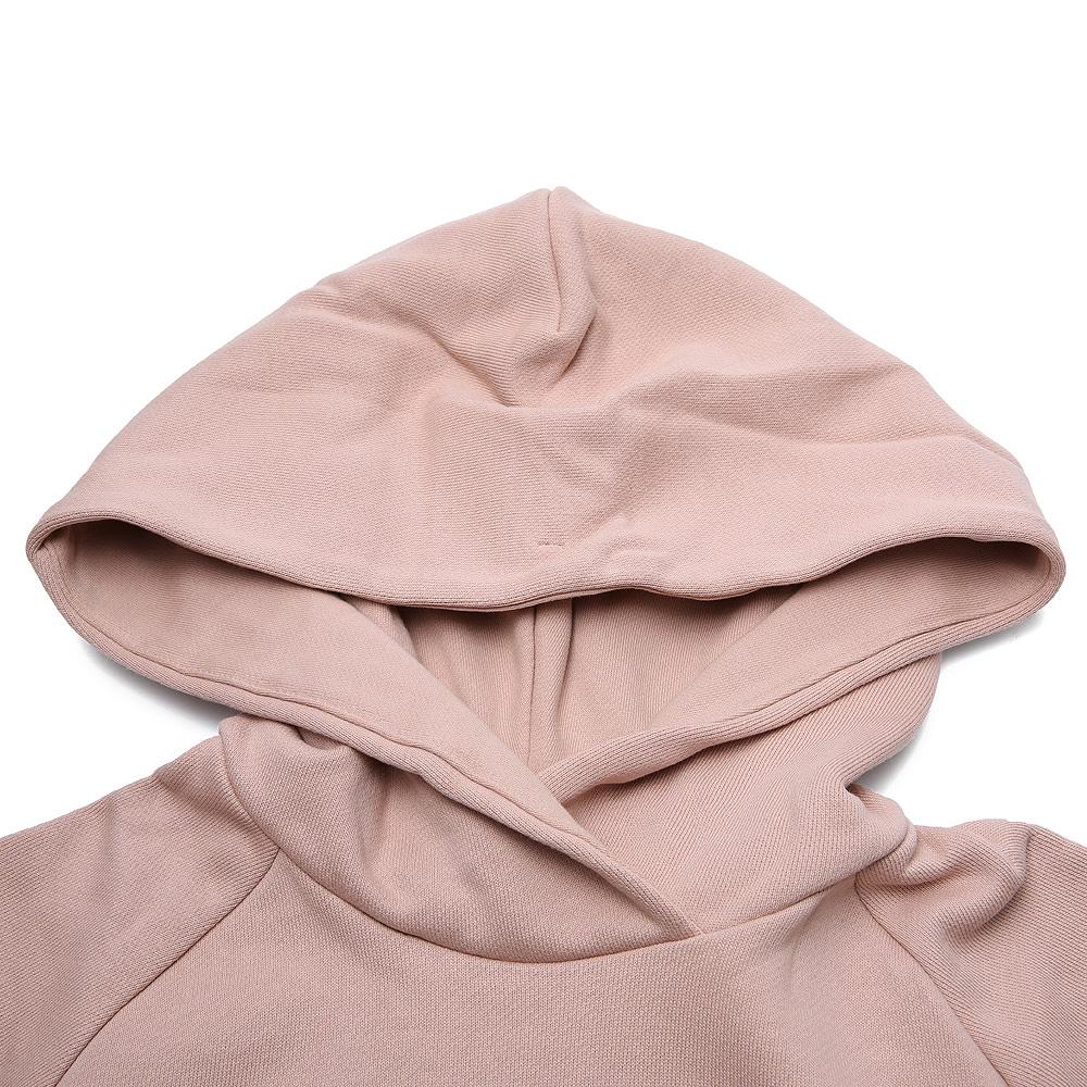 adidas Neo Fashionable Letter Knit Pullover Sweatshirt Women Sweatshirt Gray Pink CV8998