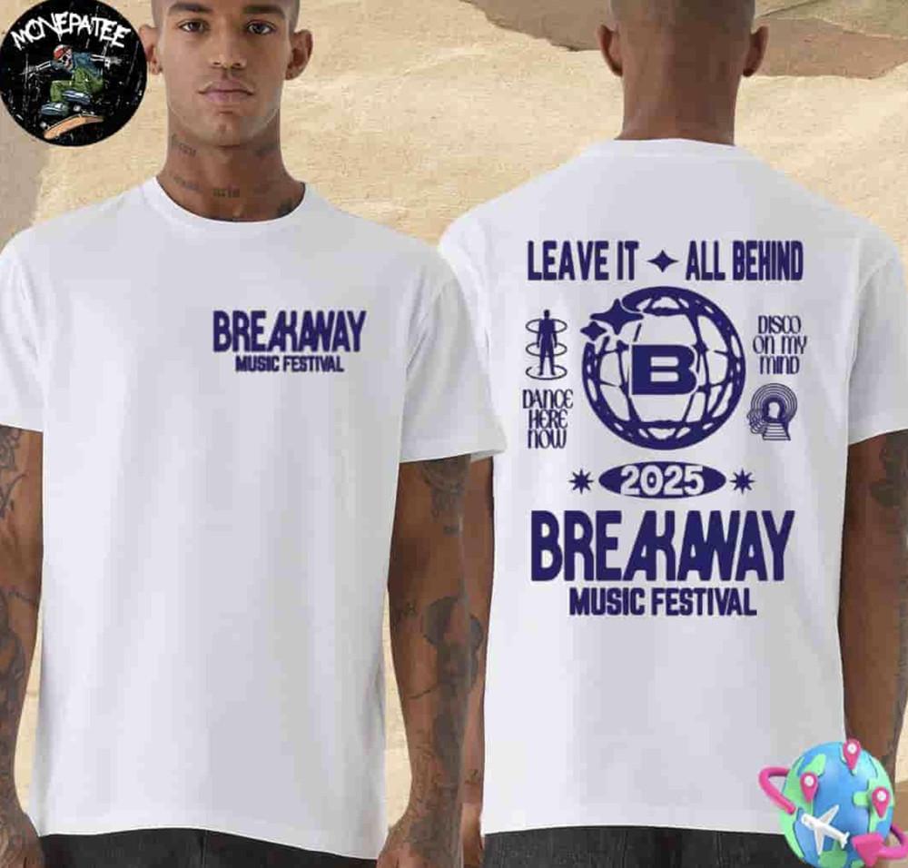 Breakaway Music Festival 2025 Dance Here Now Disco On My Mind T-Shirt Unisex T-Shirt S