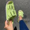 Fringed Slippers, Women's, Outerwear, Soft Belt Buckle, Canvas Shoes, Breathable Flip-flops