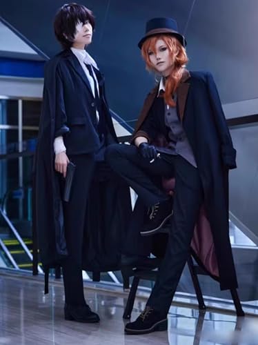 [Hosaku Co., Ltd.] Writer, Anime, Manga, Armed Detective Agency, Detective Dazai Osamu Nakahara, Unisex Cosplay Costume, Everyday Wear, Cosplay, Event