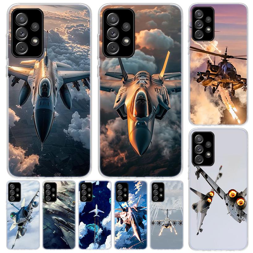 Aircraft Airplane Cool Cover For Samsung Galaxy A52 A42 A32 A22 A12 A50 A51 Phone Case A70 A71 A40 A41 A30S A31 A20E A21S A10S G