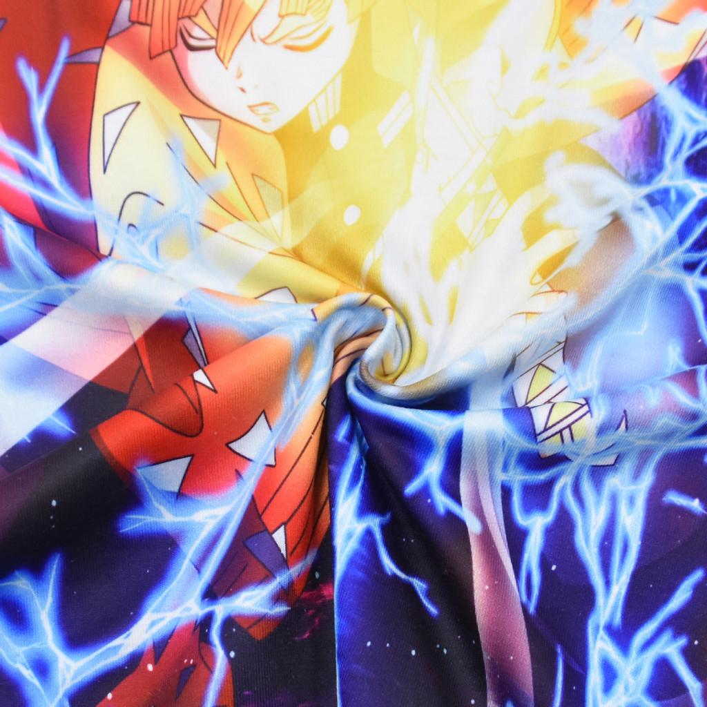 Kids Boys Anime Cartoon Demon Slayer Print Long Sleeves T-Shirt Top Pants Trousers Clothes Set