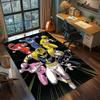 Legendary Super Sentai Ninja Style Rug Carpet Large Area Rug Non Slip Washable Floor Mat Gamer Room Bedroom Home Decor