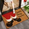 1Pcs Anti Fatigue Kitchen Rugs, Christmas Santa Claus Waterproof Non-Slip Thick Cushioned Kitchen Mat Heavy Duty Comfort Standing Mat for Kitchen