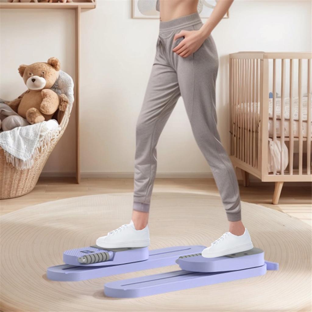 Non Slip Simulated Ski Trainer Adjustable Ski Machine Pelvic Floor Muscle Exercise Equipment For Leg Pelvic Floor Muscle Workout