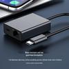 Type-C 2-in-1 Docking Station with PD100W, Gigabit Ethernet, and 100Mbps Ethernet Port