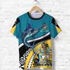 Men's 3D Printed T-Shirt Bahamas Flag and Emblem Print Short Sleeve O-Neck Pullover Casual Breathable Quick Drying Sports Top