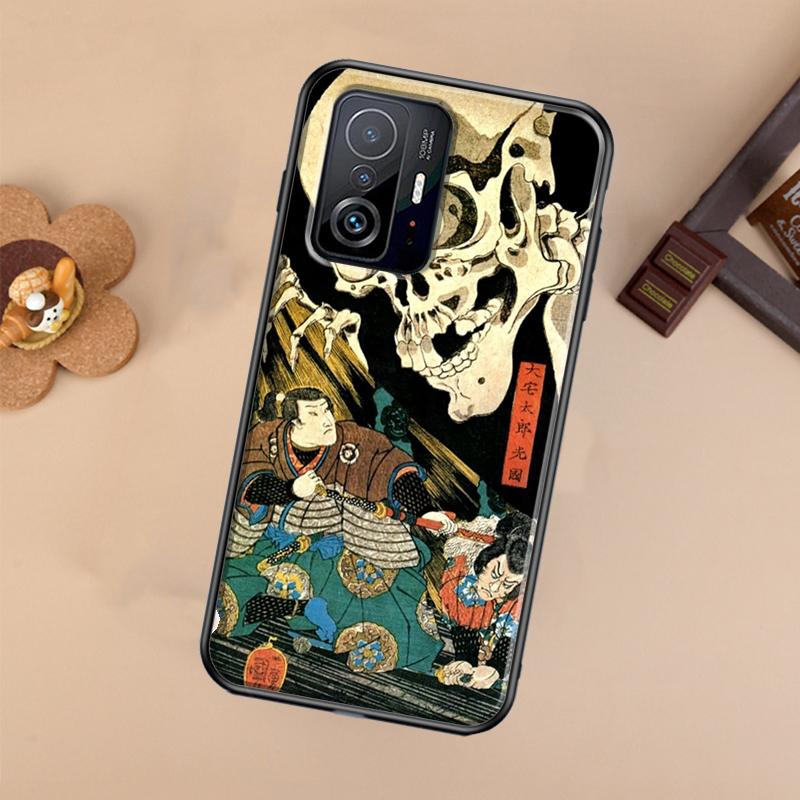 Japanese Style Art Case For Xiaomi 13 14 Ultra 11T 12T 13T 14T Pro POCO X7 Pro X3 X5 X6 F3 F5 F6 M6 Pro Cover